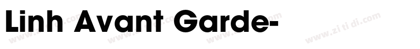 Linh Avant Garde字体转换